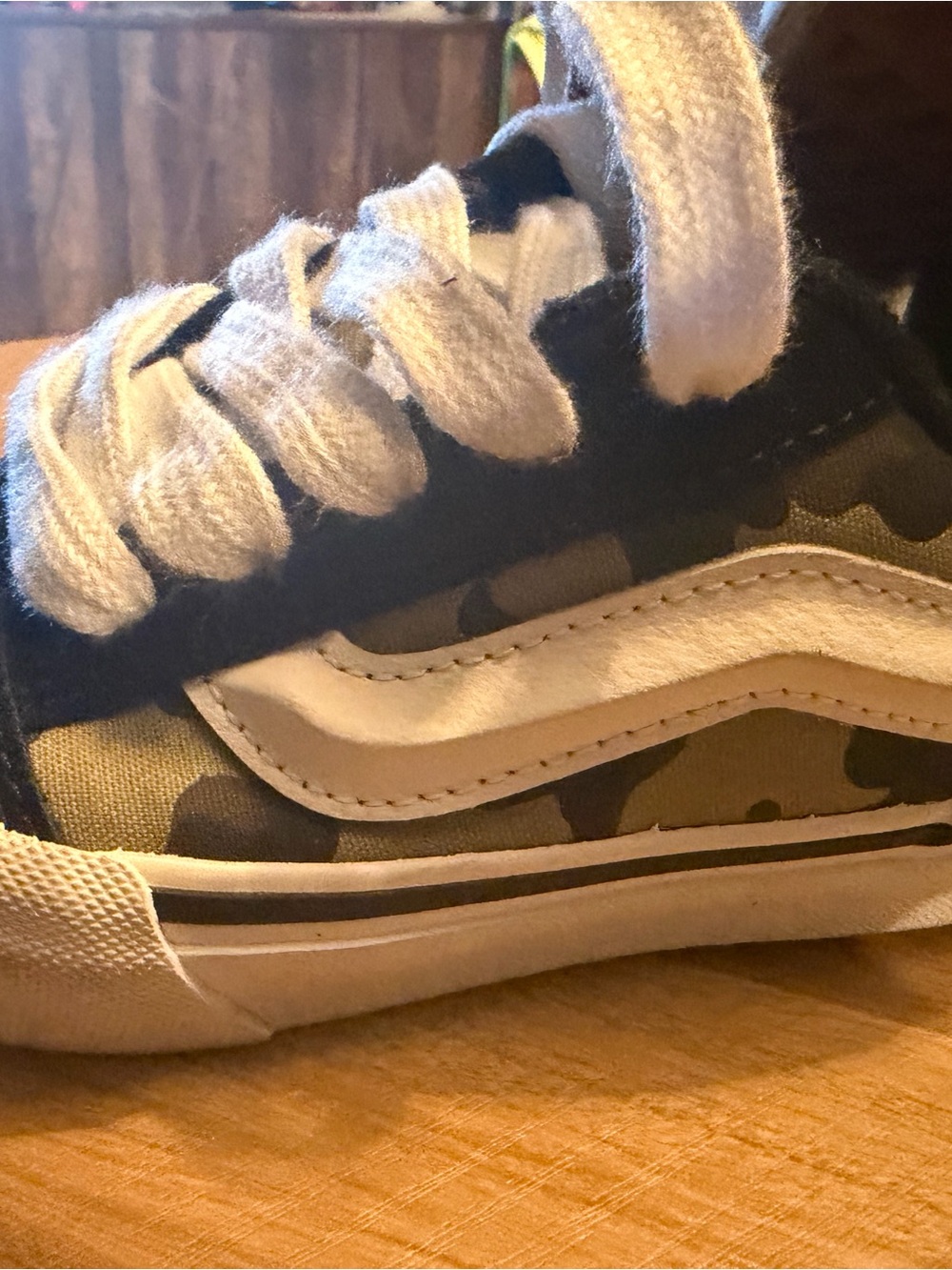 Vans Kids Camouflage Knu School Sz 1
